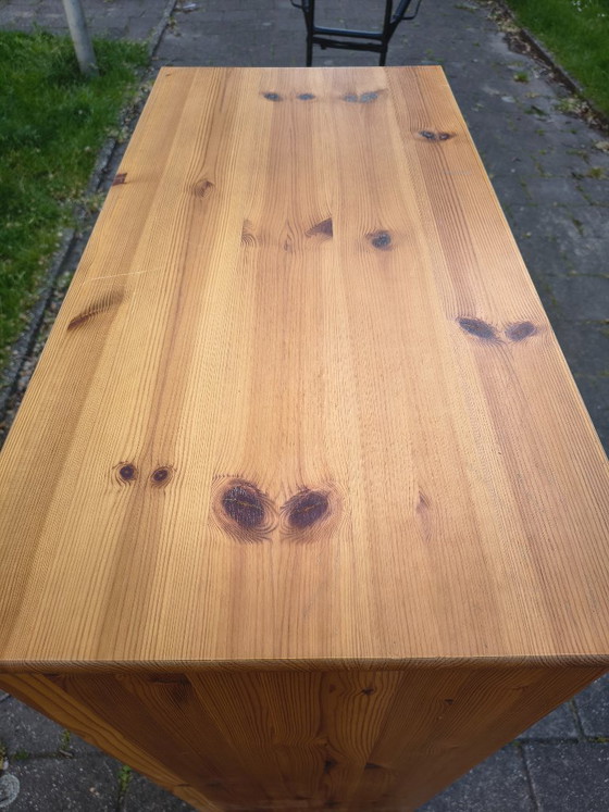 Image 1 of Solid Pine Chest of Drawers / Tall Dresser