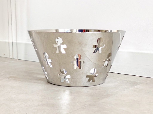 1x Alessi Girotondo Schale / Obstschale von King Kong – schalen, Metal, rvs (photo 2 of 5)