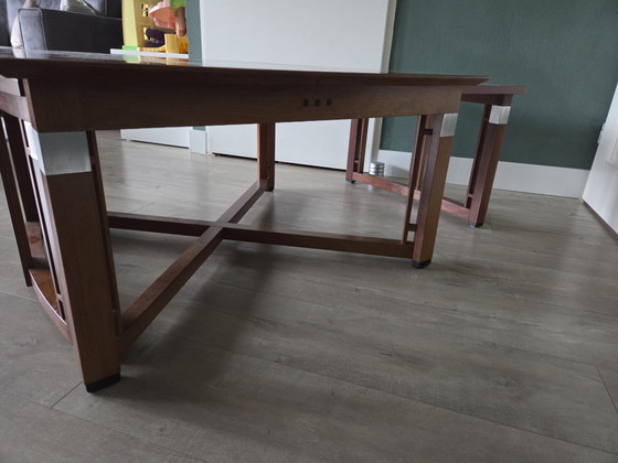 Schuitema Decoforma Henry Coffee table – Metal, Wood (photo 10 of 13)