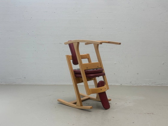 Chaise vintage Pendulum Balans de Peter Opsvik pour Stokke, Norvège, 1983 – Fauteuils d'appoint, Wood (photo 13 of 16)