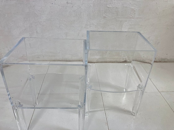 Image 1 of 2 bedside tables Side tables Kartell Small Ghost Buster Design Philippe Starck