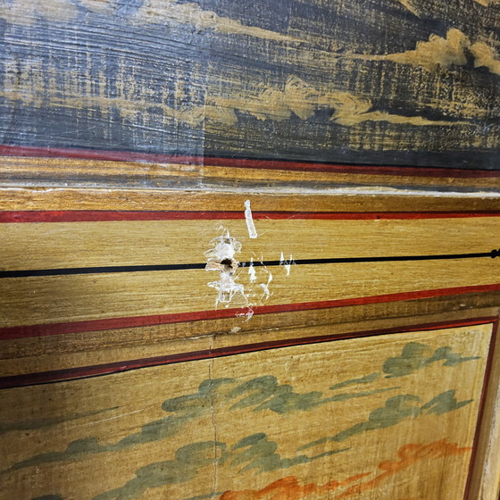 Image 1 of Vintage Indian sideboard (nautical/ships) bohemian/colonial/oriental wardrobe