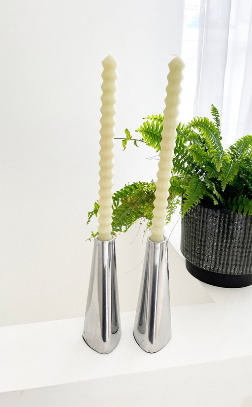 Vintage Ikea Ehlén Johansson candlesticks 1990s.