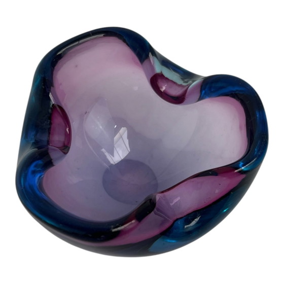Image 1 of Posacenere viola in vetro di Murano, vintage anni '60