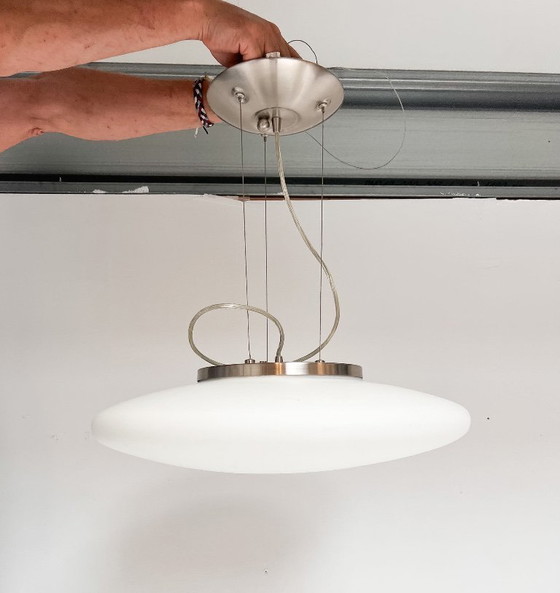Image 1 of Opaalglazen Zoxx hanglamp, 1990's