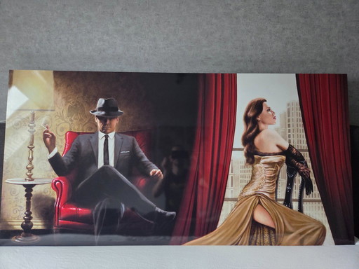 Black Tie High Heels - Painting (XXL)