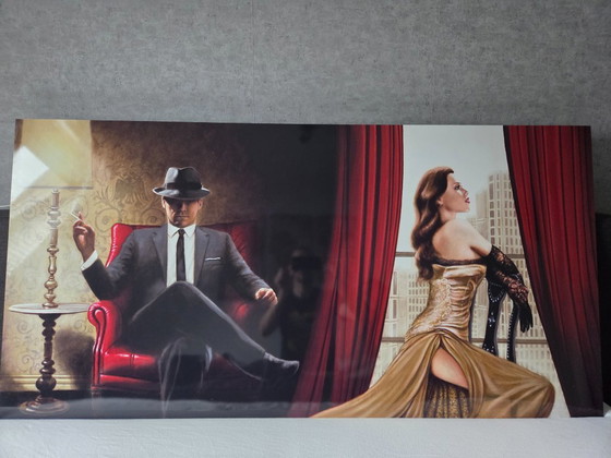 Image 1 of Black Tie High Heels - Painting (XXL)