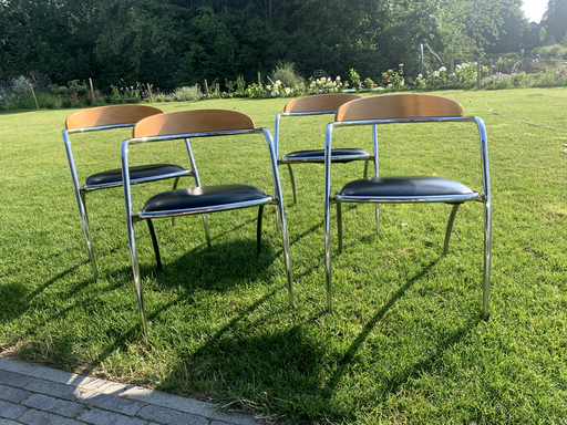 4x Effezeta dining chairs