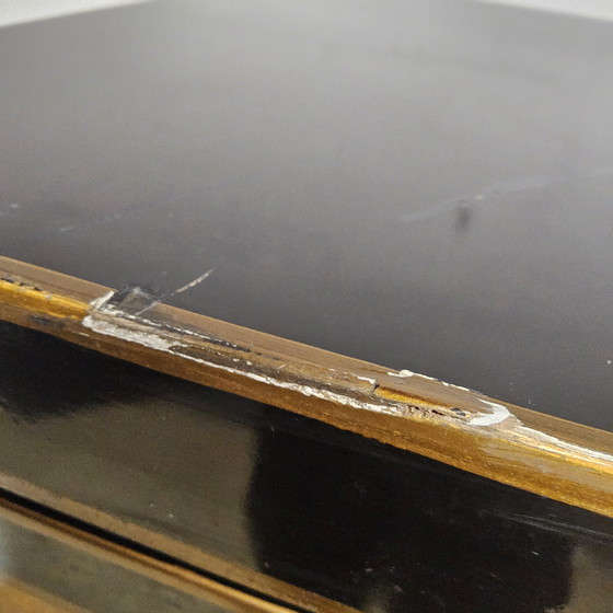 Image 1 of Paesaggio cinese d&#39;epoca con templi (foglia d&#39;oro) Paesaggio cinese d&#39;epoca con templi