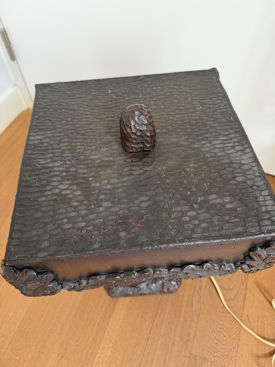 Image 1 of Lampada in legno Art Déco