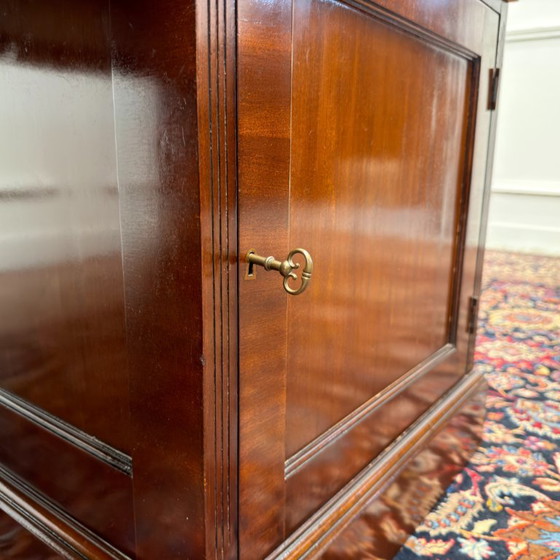 Scrivania da partner classica inglese molto grande – Scrivanie, Leather, Wood (photo 14 of 19)