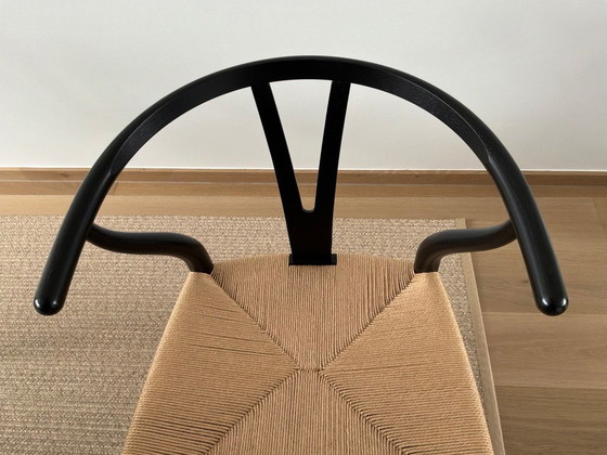 Set di 6 sedie di design CARL HANSEN Wishbone CH24 – Carl Hansen & Søn, Sedie da pranzo, Legno (photo 3 of 6)