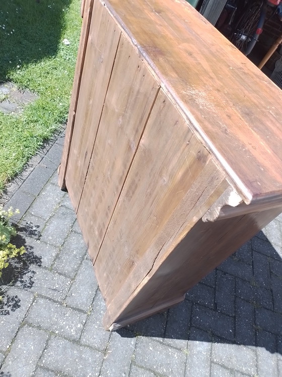 Image 1 of Magnifique meuble Biedermeier patiné