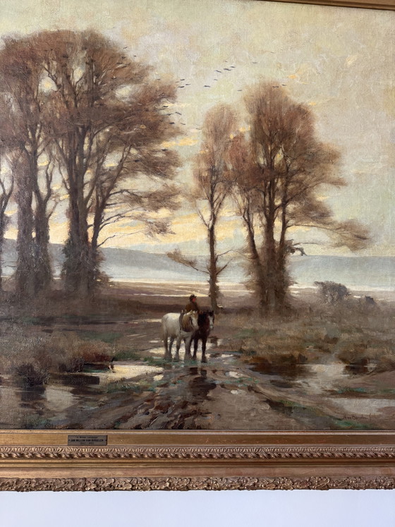 Dipinto Monumentale Jan Willem Von Borselen (1825-1892) – Dipinti e disegni, Canvas, Wood (photo 14 of 15)