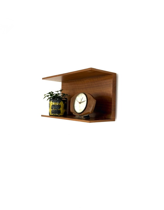 Image 1 of Mensola da parete vintage in teak, Wilhelm Renz '60