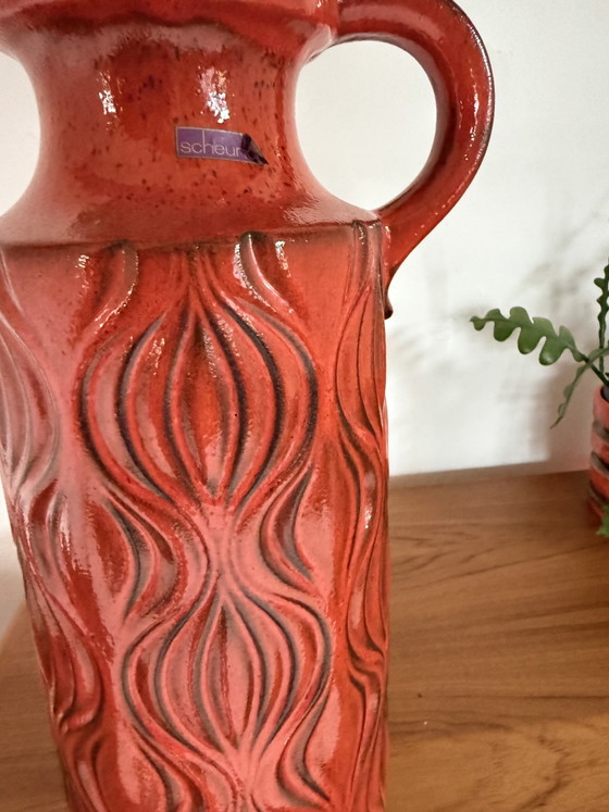 Vintage Ceramic Vase 485-45, Scheurich ‘70 – Scheurich W-Germany (photo 5 of 6)