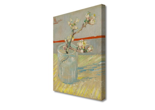 Vincent Van Gogh, Branche d'amandier en fleurs (sur toile)