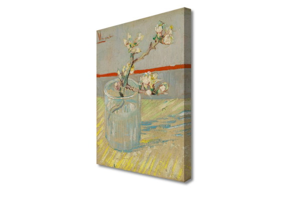 Image 1 of Vincent Van Gogh, Branche d'amandier en fleurs (sur toile)