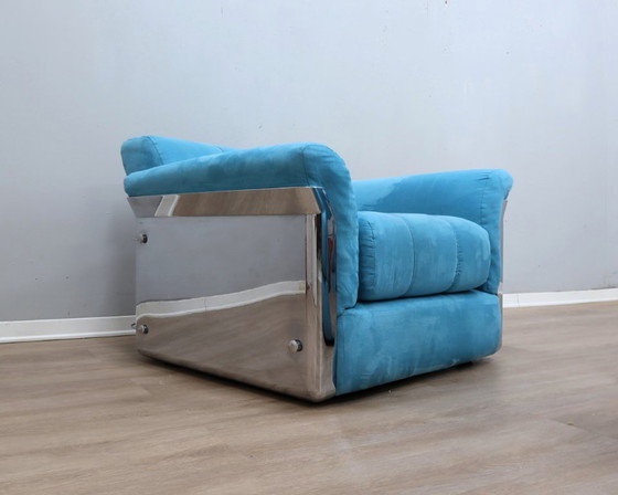 Image 1 of Vintage 1970s Saporiti Larissa Armchairs by Vittorio Introini
