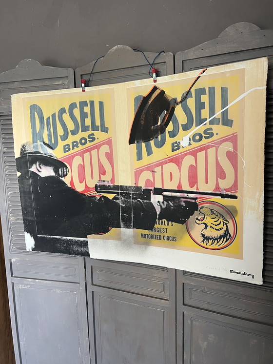 Image 1 of Zeefdruk (108/75cm Moansburg “Clash L” nr 7vd10