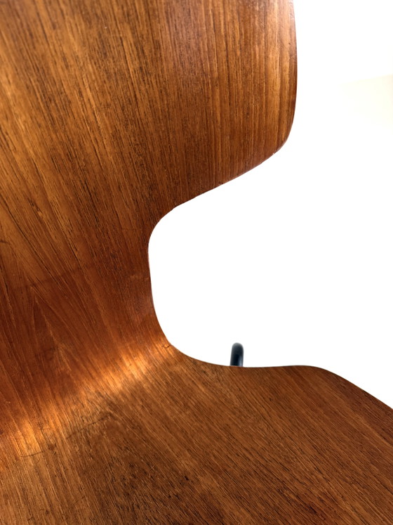 Image 1 of Sedia da pranzo vintage modello 3103 ‘Hammer’, Fritz Hansen