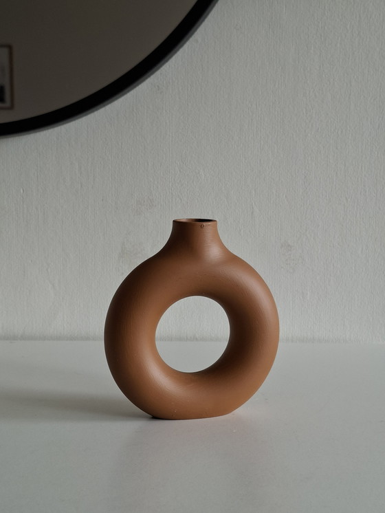 Image 1 of Set moderne decoratieve gipsen vazen ​​– minimalistische en elegante interieurdecoratie