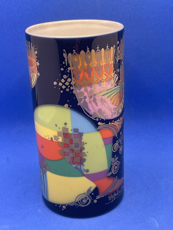 Image 1 of Vintage Bjørn Wiinblad-vaas, 1001 nacht van Rosenthal