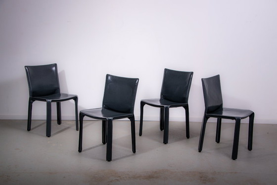 Image 1 of Sedie laterali Cab 412 Progettate da Mario Bellini per Cassina.