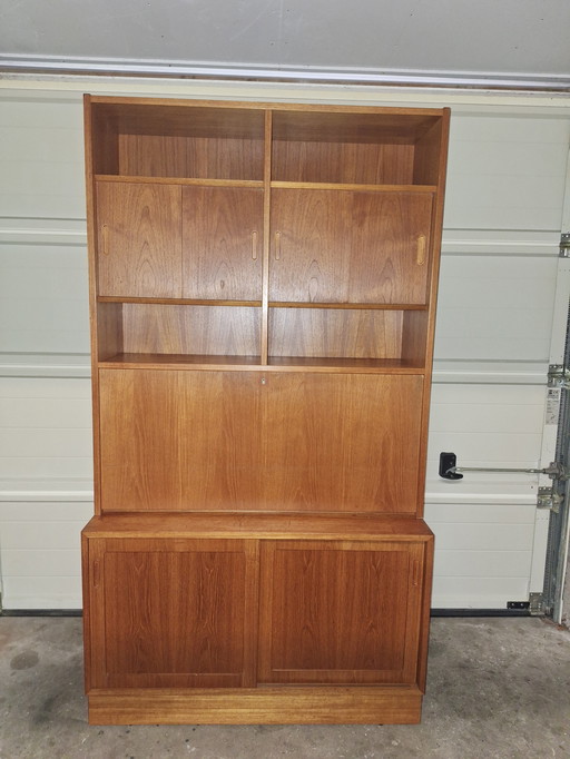 8
Credenza secretaire d'epoca in teak di Poul Hundevad