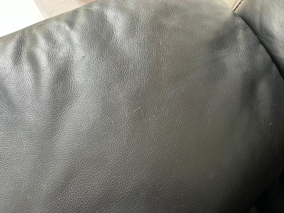 Image 1 of Bank Jori Linea JR8700, 2,5-zits, zwart leer