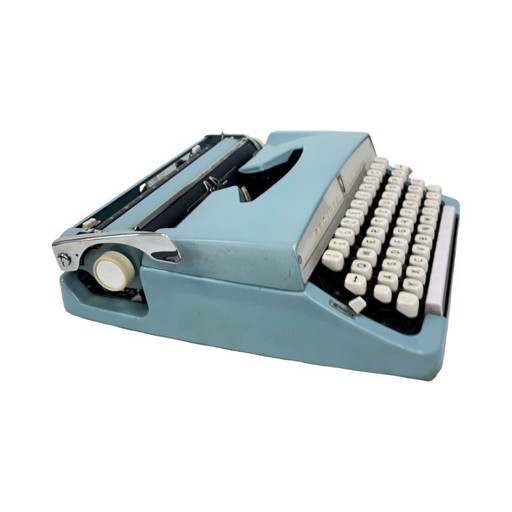 Brother De Luxe suitcase typewriter, Japan, 1970s.