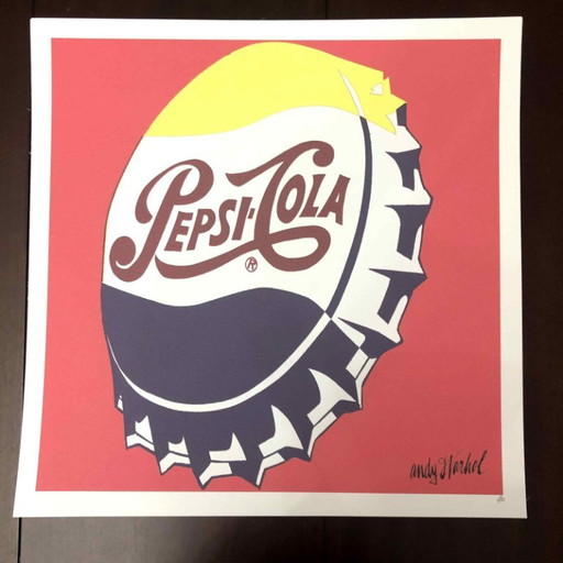 1990s After Andy Warhol "Pepsi-Cola" Lithograph – lithos zeefdrukken, Paper