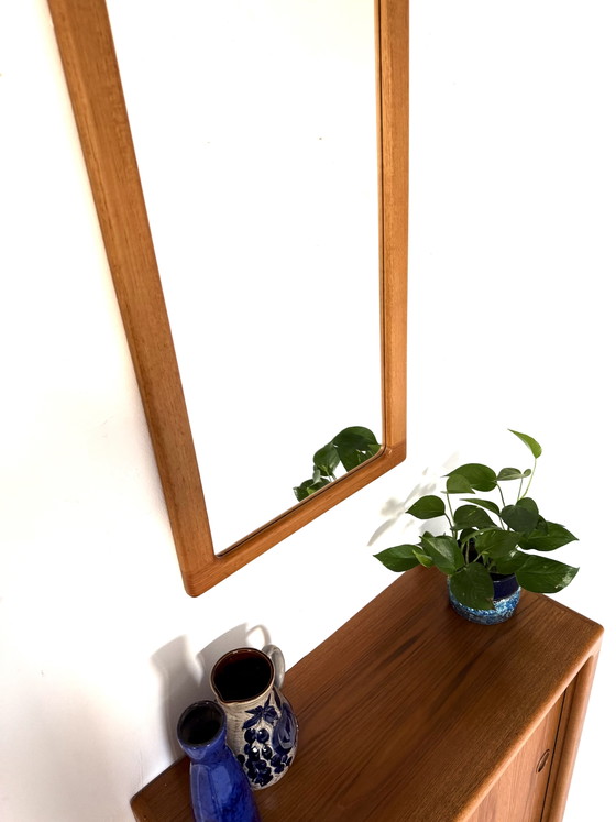 Specchio vintage in teak, CFC Silkeborg ‘70 – Vetro, Legno (photo 9 of 11)