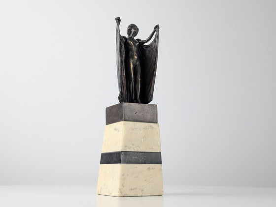 Image 1 of Sculpture de femme articulée en bronze par Carl Kauba, années 1900