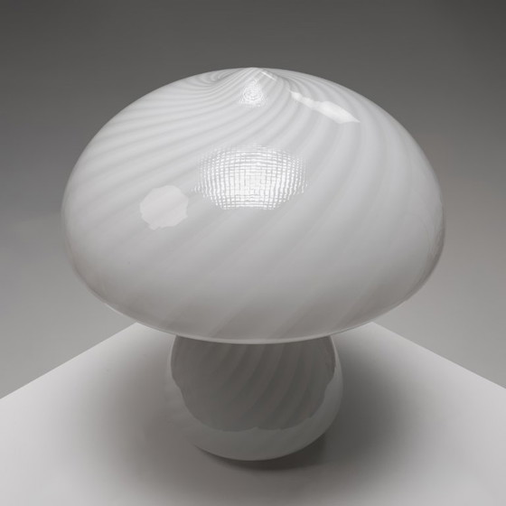 Image 1 of Murano Glass "Mushroom" Table Lamp