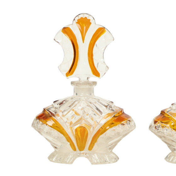 Image 1 of Art Deco Style Perfume Boudoir Crystal