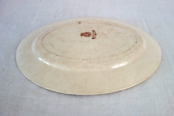 Image 1 of 2 piatti da portata in terracotta Gien, modello May, circa 1900