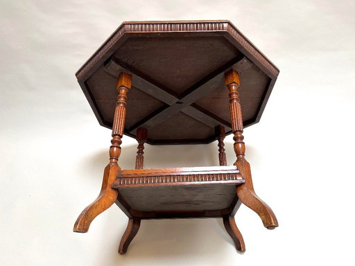 Vintage English Side Table by James Shoolbred London