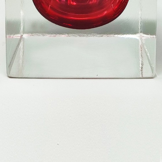 Encendedor de mesa Flavio Poli Murano Sommerso de cristal, década de 1960. Hecho en Italia. (photo 9 of 9)