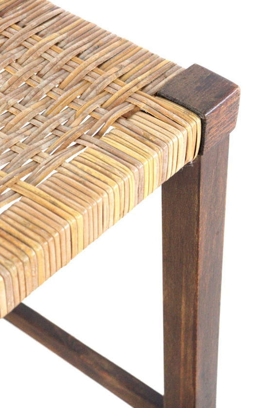 Sgabello in legno vintage brutalista – Sgabelli (photo 11 of 11)