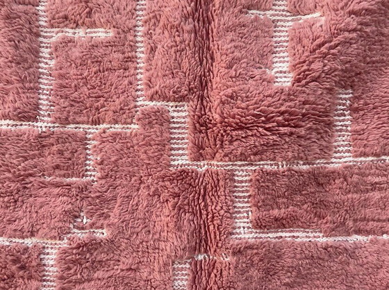 Roze Wollen Berber Tapijt 150/250cm – Vloerkleden en tapijten, Wool (photo 3 of 6)