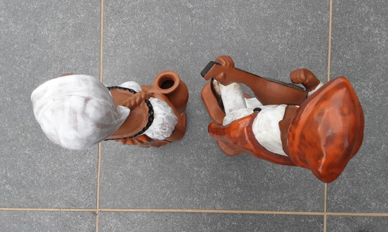 Image 1 of Sculptures ant. en céramique , Tyl et Nele , 1950 , A. Gemphenstein