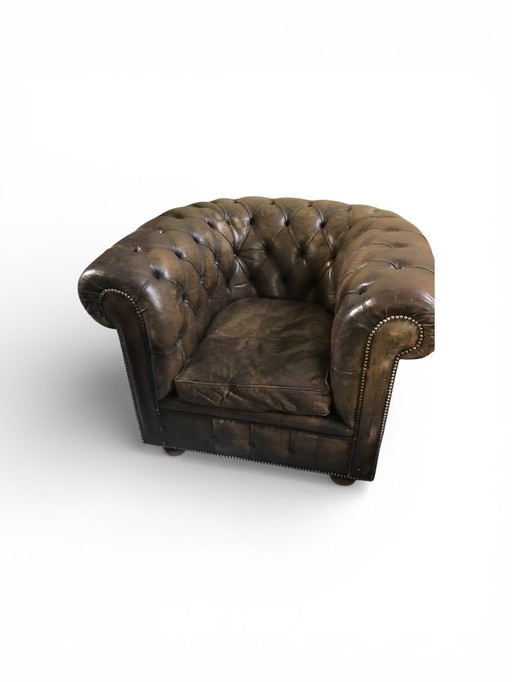 Fauteuil vintage Chesterfield Cub
