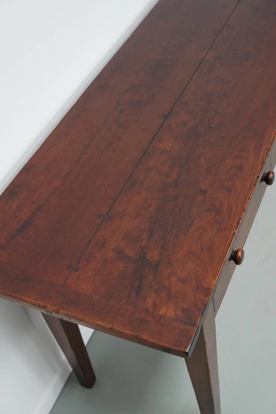 Image 1 of Tavolino rustico inglese in legno di ciliegio, anni '50