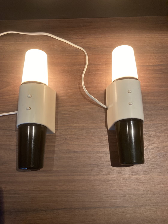 Image 1 of 2 lampade da notte/applique vintage Philips