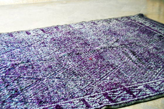 Image 1 of Paars Vintage Marokkaans Beni M'Guild Vloerkleed - 280 x 200 cm