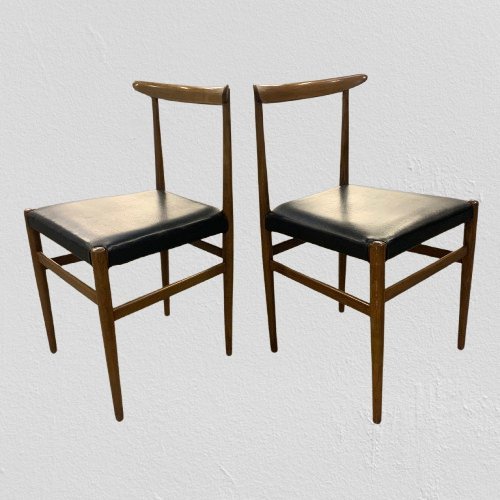 Image 1 of 6 Chaises de salle à manger Mid Century