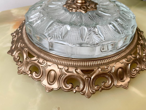 Image 1 of Lampada da tavolo vintage a forma di globo