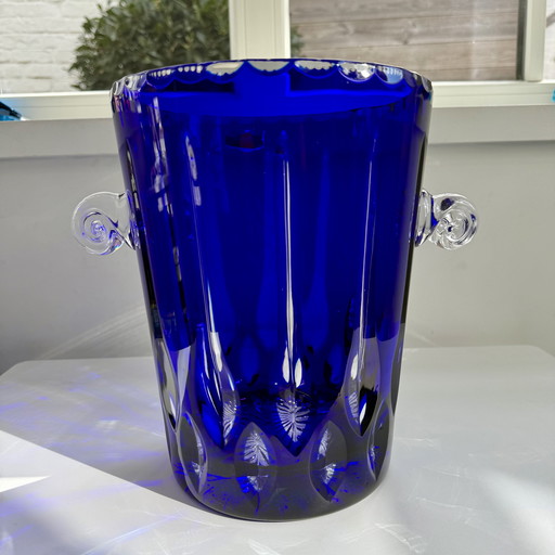Ice bucket Val-Saint Lambert cristal Belgium 