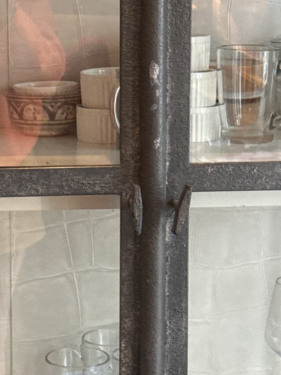 vaisselier de 121 cm de large – Vitrines, Glass, Metal (photo 2 of 5)